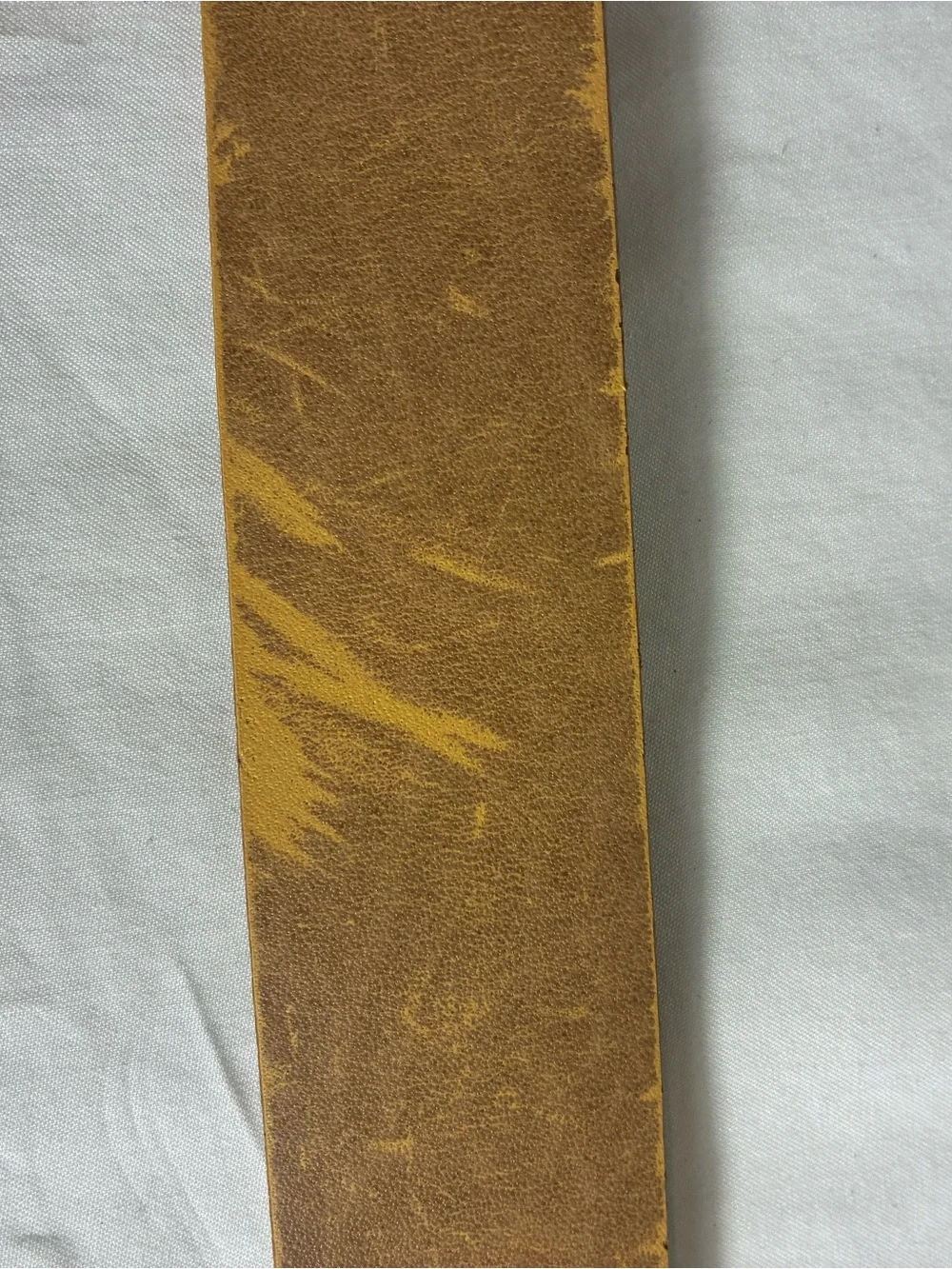 ALDO Womens belt Sz L tan genuine leather made in Canada